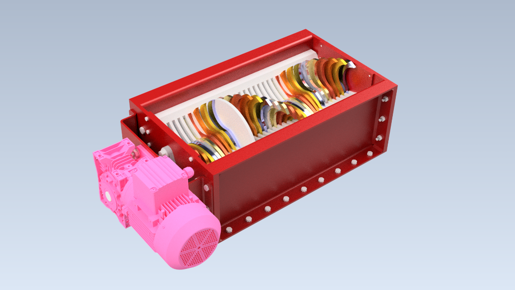 Çift Şaftlı Atık Parçalayıcı (A)